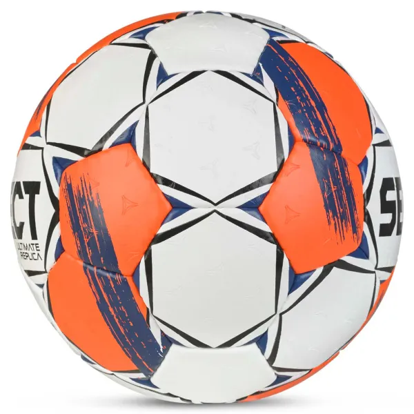 Мяч ганд. SELECT Ultimate Replica v25, 3572858745, р.3(Senior), ПУ,руч.сш, бел-оранж-т.син за 5&nbsp;373.70 ₽ в Курске
