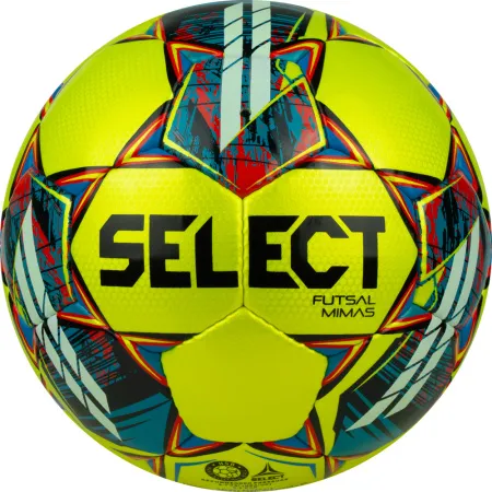 Мяч футзал. SELECT Futsal Mimas, 1053460550, р.4,FIFA Basic, 32 пан, гл.ПУ, руч.сш, жел-сине-красный за 6&nbsp;303.60 ₽ купить в Курске