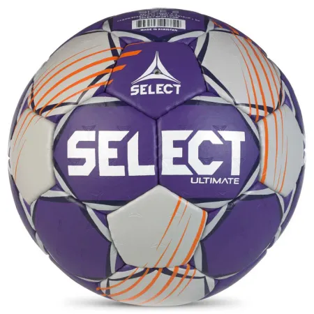 Мяч ганд. SELECT Ultimate Official EHF V24, 1612858999, Senior(р.3), EHF Appr, ПУ, руч.сш, фиол-сер за 15&nbsp;504 ₽ купить в Курске