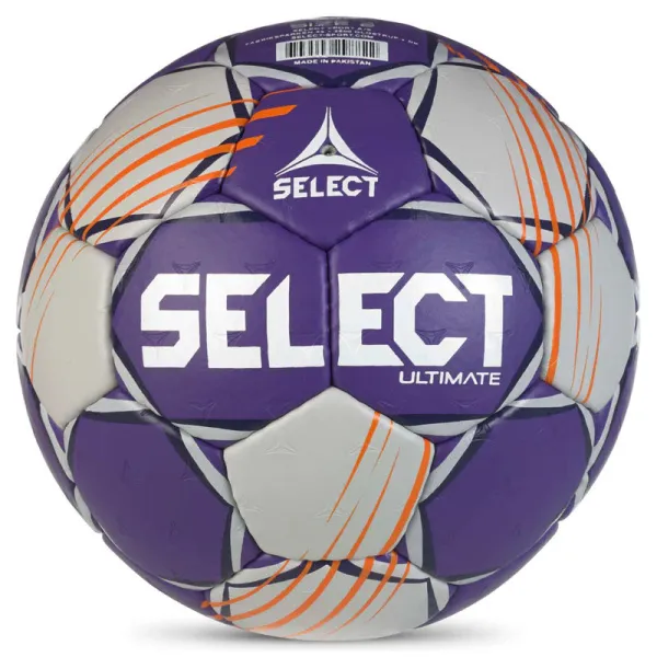Мяч ганд. SELECT Ultimate Official EHF V24, 1612858999, Senior(р.3), EHF Appr, ПУ, руч.сш, фиол-сер за 15&nbsp;504 ₽ в Курске
