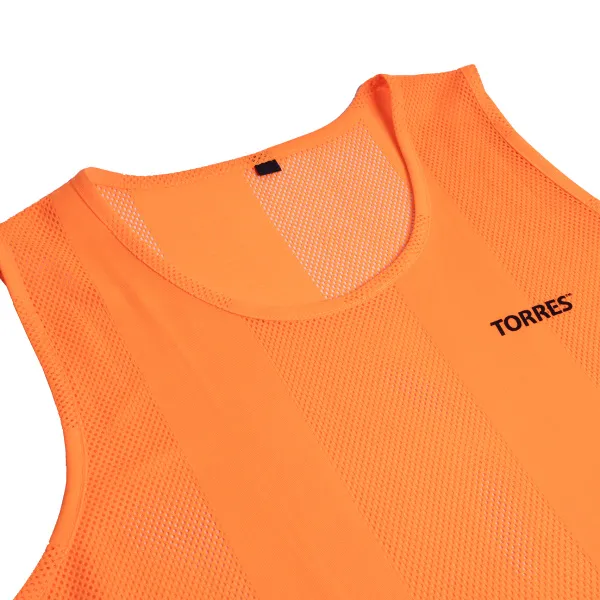 Манишка TORRES односторонняя, TR11043OR, р.Sr, тренировочная, полиэстер, оранжевый